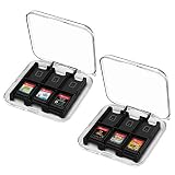 Hard Shell Protection - Protect your Nintendo Switch game cards from dust, scratches, fingerprint, wear, tear, and bumps from traveling. The appropriate strength of the slots will prevent the game cards from slipping or dropping unexpectedly