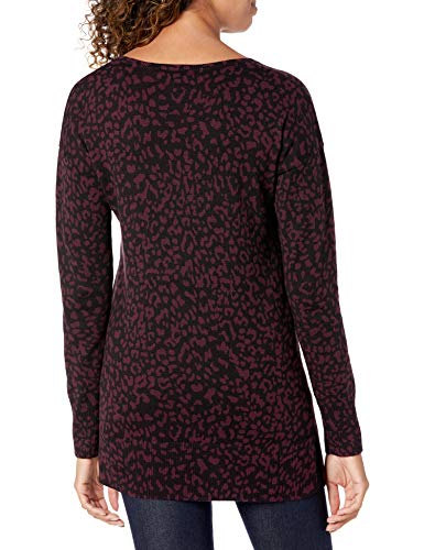 Image of Amazon Essentials Women's Lightweight V-Neck Tunic Sweater, Long Sleeve, Ribbed (Available in Plus Size)