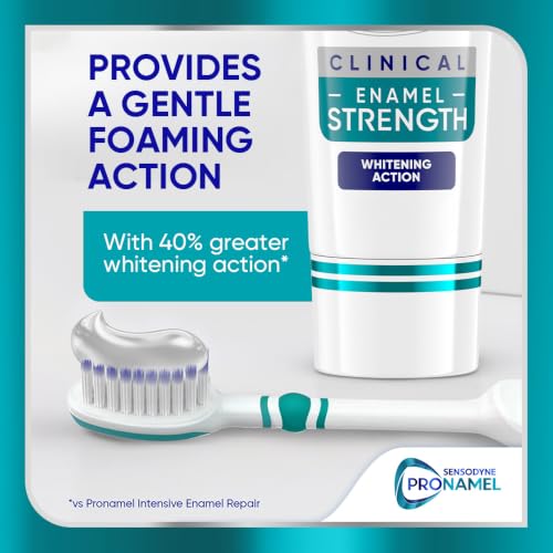 Image of Sensodyne Pronamel Clinical Enamel Strengthening Toothpaste, Whitening Action, 3.4 oz (3 Pack)
