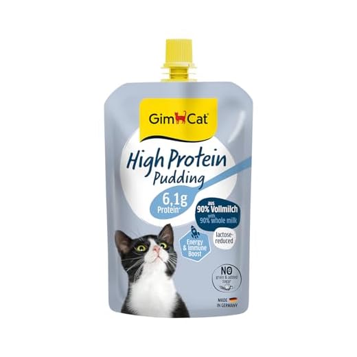 GimCat Hochwertiger Protein-Pudding für Katzen