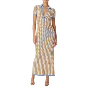 Ronny Kobo Women’s Quinlan Polo Maxi Dress