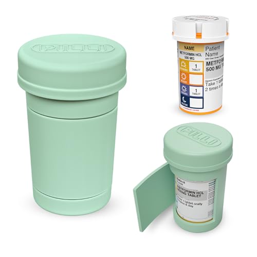 Flacon de pilules prescription Pilli CVS avec couvre-bouchon de médicaments en silicone