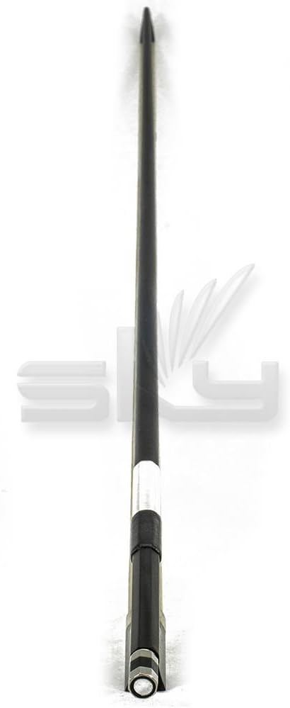 SKY 1/2 Violin Bow Satin Carbon Fiber Round Stick Mongolian Horsehair Silver Wrap with Double Eye Fully-Line Abalone Inlay