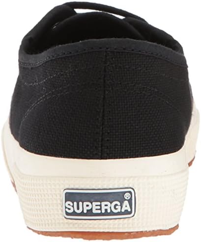 Superga Unisex Ankle Sneaker, Black 999, 8 Wide US Women | Image 2