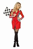 Material: 100% Polyester Damen Kostüm Rennfahrer Boxenluder Karneval Fasching Gr.36
