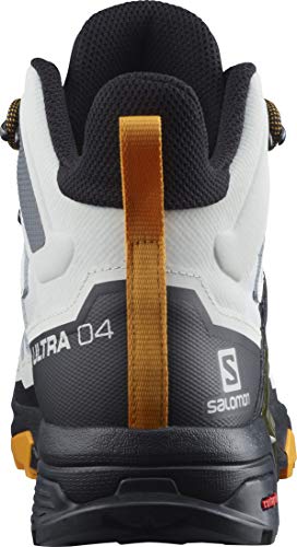 Image of Salomon Men's X Ultra 4 MID GTX Hiking Shoe, Lunar Rock /Magnet /Butterscotch, 12.5