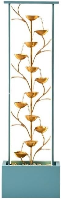 Water Feature Outdoor Modern Luxury Flowing Decorations, Living Room Circulation, Floor Standing Fountain, Water Scenery, Housewarming Gifts for The Garden