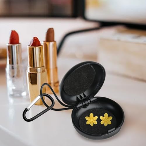 3 Pièces Étuis pour Bouchons d'Oreilles, Organisateur de Bouchons d'Oreille avec Mousquetons Forme D, Mini Boîte de Rangement pour Voyages(Noir) – vue 6