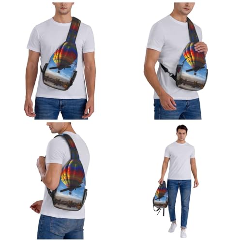 Bolso cruzado bandolera para hombre y mujer estilo urbano miniatura 7