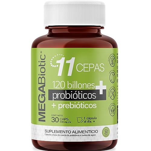 Probióticos, Probióticos 120 Billones y 11 Cepas para 30 Días (30 Cápsulas)