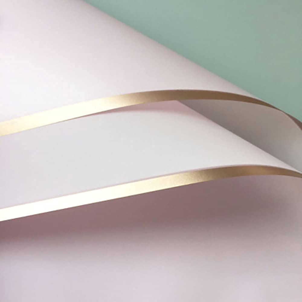 U-N Flower Wrapping Paper 20 Sheets Floral Bouquet Packing Paper Korean Style Flower Bouquet Gift Package Paper,Pink