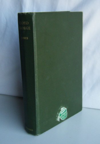 Lloyd George B0000CI1A2 Book Cover