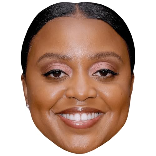 Bild: Quinta Brunson (Smile) Maske aus Karton f�r 8,97 EUR bei amazon.de