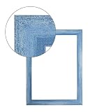 Olimp Sport Nutrition PRORSUS 35mm Cadre Photo sur Mesure pour Images 30x35cm en Couleur Bleu Clair Flou Cadre Fait Main en MDF doté d’Un Verre Synthétique Antireflet