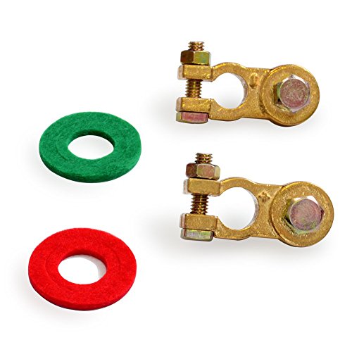 Handster LeadFree Brass Battery Terminal Kit with AntiCorrosion