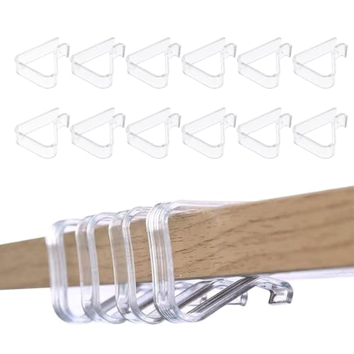 AEIOPRS Juego de 12 Piezas Pinzas para Manteles de Mesa Exterior Adecuado para manteles de 1.7-3.5 cm de grosor, ideal para Navidad, fiestas, bodas de interior/exterior