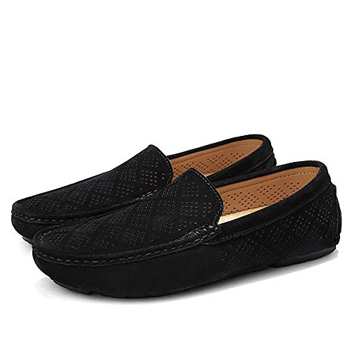 Men's Casual Penny Driving Loafers for Men Classic Boat Shoes Suede Moccasins Genuine Leather Antislip Sole3