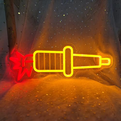 Image of Spark Plugs Neon Signs for Wall Decor, 16.2 * 5.8 Inches Led Lights Sign for Garage Car Stores, Bedroom, Birthday Party Decoration, Christmas, INSNEnN