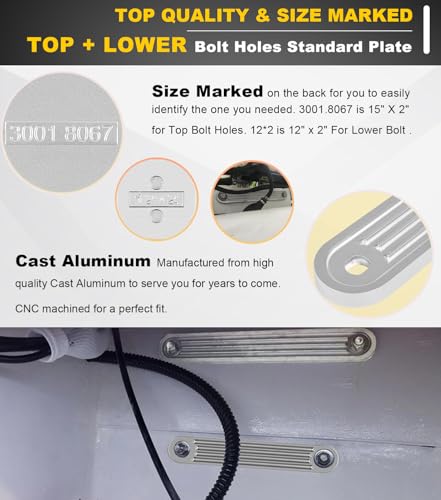 image for Camoo TSP-1 & TSP-2DP Transom Support Plate Kit for Top Bolt Holes Sta