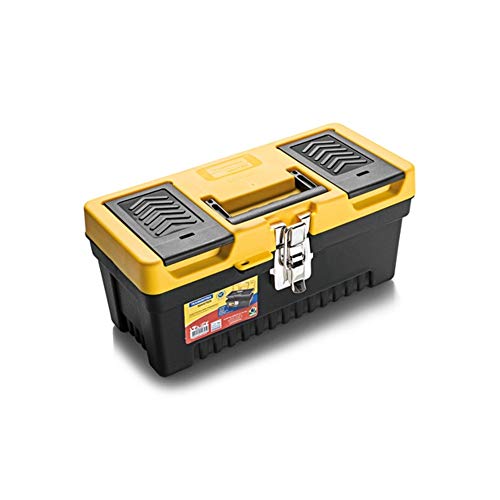 Caixa Plástica para Ferramentas 13 Tramontina Preto/Amarelo