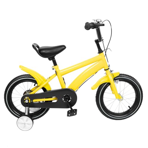 DreamRcoach Kids Bike for Ages 2-4 Years Old Children, Seat Adjustment & Armrest Height, Freestyle Kids Bike, Children Bicycle for Kids and Toddler, Yellow