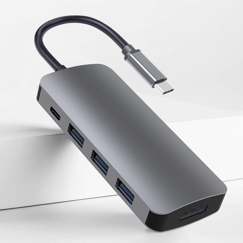 Base USB 3.0 para portátil con 5 puertos extensión de teclado ratón y disco duro 3