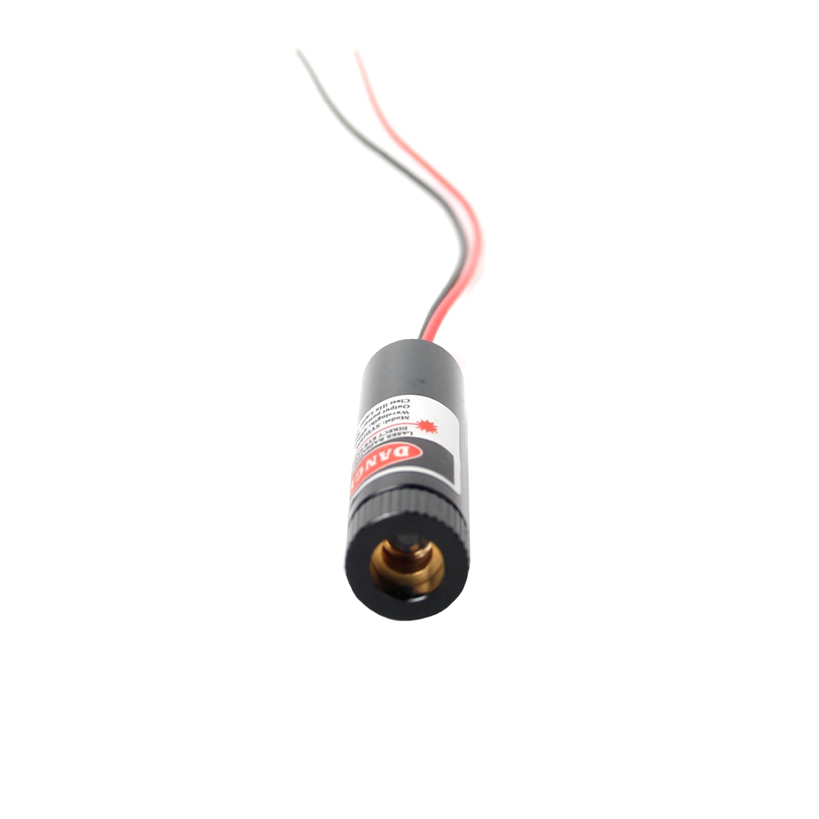 Red line Laser Module Industrial Laser Group Module Adjustable Focal Length,The housing is provided with an Insulator (point-1pack)