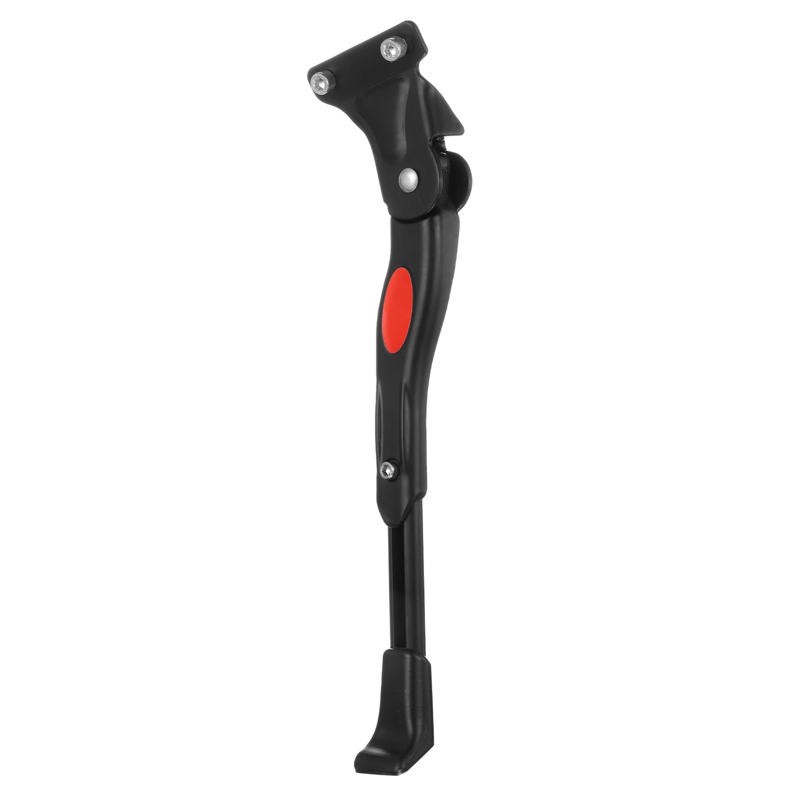 sourcing map Back Bike Kickstand Aluminium Adjustment Bicycle Single-Side Kick Stand Rear Mount Bikes Support Racks for 22-27 Inch Wheel, Black