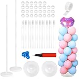 【Decoración perfecta para la fiesta】El reutilizar soporte de globo es perfecto para su fiesta de cumpleaños, decoración de la boda, aniversario, decoraciones de la ducha del bebé, decoración del hogar y otras decoraciones festivas!