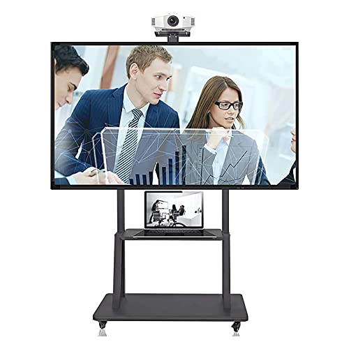 Soporte móvil para TV con estante para pantallas 32-75" miniatura 2