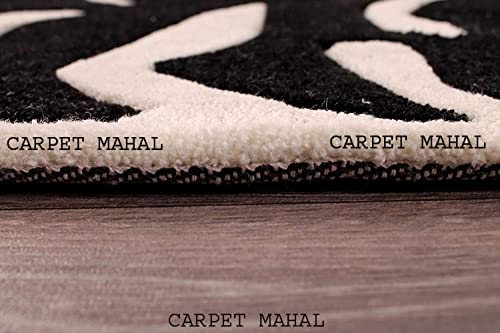 Image of Carpet Mahal Export Quality Handmade Tuffted Pure Woollen Carpet for Living Room Bedroom Size 7 x 10 feet (210X300 Cm) Color-Multi
