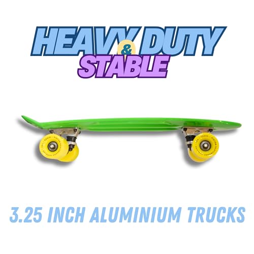 Image of Mini Cruiser 22 Inch for Beginners /Kids (Green) | Skate Supply India