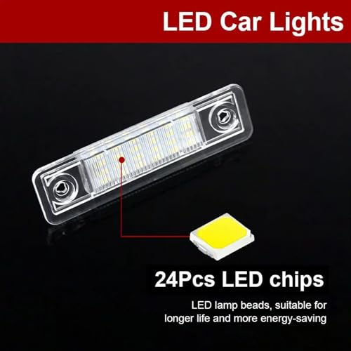 Luz LED para matrícula de coche Buick Excelle que soluciona bombillas fundidas y luz amarilla 2