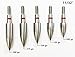 ZOEKO Archery Screw in Field Points,Stainless-Steel Materials,for 150 Grain with 11/32