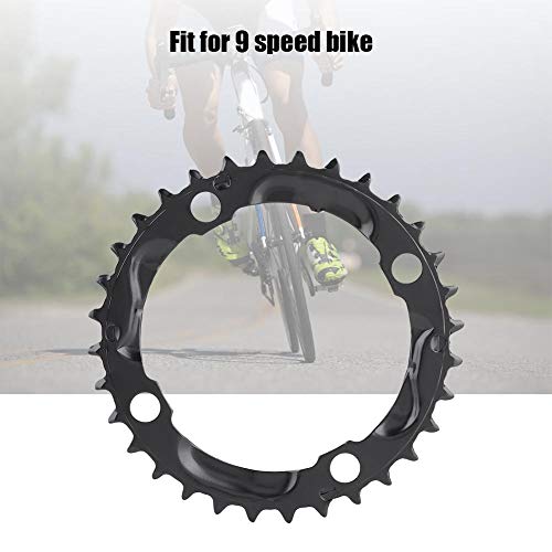 Alomejor Pierścień do łańcucha rowerowego 32T 104 mm BCD okrągły łańcuszek zamiennik do roweru górskiego
