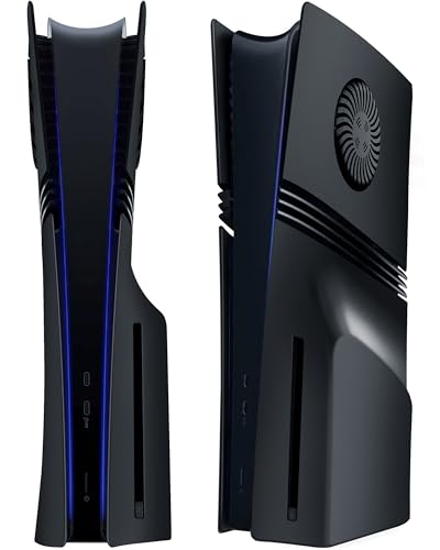 Joso Faceplate pour PS5 Pro CD-ROM Version, Anti-Scratch Anti-Poussière Boîtier de Rechange Couverture Skin Fit pour PS5 Console, Plaques pour PS5 Pro Accessoires, Installation Facile