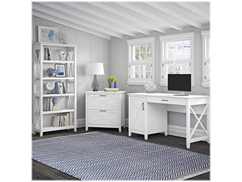 Bush Business Furniture KWS009WT Bush Furniture Key West 54W Computer Desk thumb #1