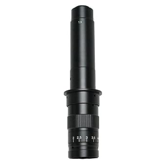 Microscope Observation 300x Zoom C-Mount Lens Adapter 4.5X Adapter for Industry Microscope Camera Eyepiece Magnifier