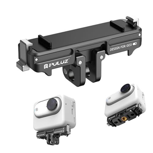 PULUZ Magnetic Quick Release Mount for Insta360 GO 3/3S, 1/4" & 2-Prong - image 1