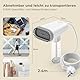 Vpcok Direct Steamer 1000W, Reisebügeleisen mit 150ml Wassertank Klein und Leicht， Portables Hand-Dampfbügeleisen zum schnellen Faltenentfernen, 1,8 m Kabel ideal für zu Hause und Unterwegs