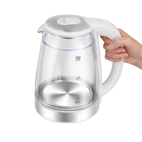 Bouilloire électrique inox 2L XXZ avec base séparée et arrêt automatique
