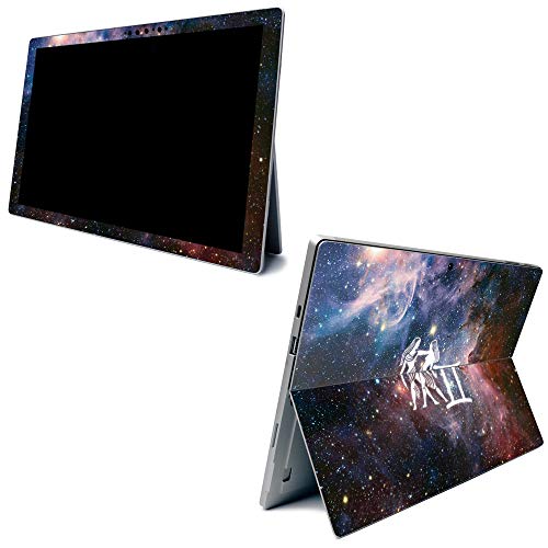 Image of MightySkins Carbon Fiber Skin for Microsoft Surface Pro 7 - Gemini | Textured Carbon Fiber Finish | Easy to Apply, Remove, and Change Styles | Made in The USA (CF-MISURPR7-Gemini)
