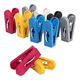 Atmos Homeware Pinzas para Colgar Ropa/Tendedero | Ganchos Multiusos para Lavandería, Alimentos y Manualidades | Clips de...
