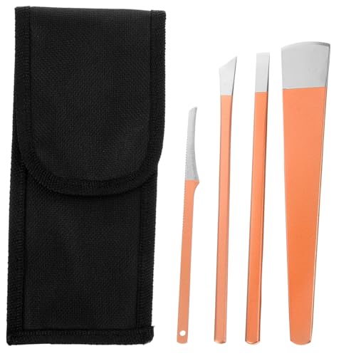 TOPBATHY Strumenti per Pedicure Coltelli per Cuticole Pedicure Strumento Cura Piedi Inossidabile Rifinitura Cuticole Rimozione Dura Morbidezza Piedi Mani Professionale Familiare