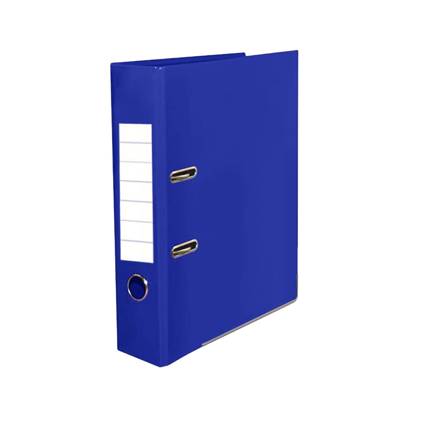 A4 Lever Arch File 𝐁𝐋𝐔𝐄 Colour Large 75mm Spine Ring Binder Folder with Finger Pull Metal-Reinforced Edges & Strong Plastic Cover Document Storage for School, Office, Home Organisation (Single)