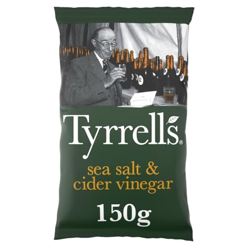Tyrrells Sea Salt & Cider Vinegar Sharing Crisps 150 g