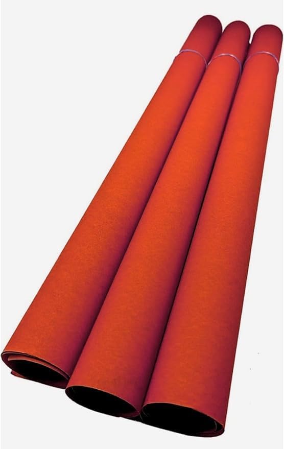 Image of SEJASCOLLECTIONS | Pack of 100 | Red, Bright, A1, BIG / FULL Size, Pastel Sheets / Chart Paper, Used in art and craft, collage, projects, posters etc. Plain / Unrulled, Size: 70x56 centimeters, 200 GSM thickness.