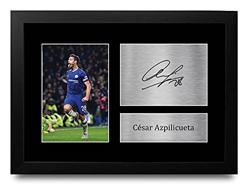 Cadre photo Cesar Azpilicueta Chelsea édition collector finition premium
