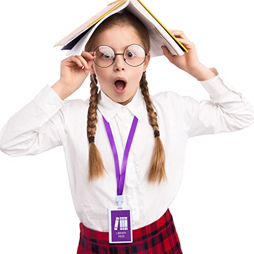 Patelai 18 Pieces Hall Pass Lanyards School Passes In 6 Different Colors, Bathroom, Library, Office And Nurse Classroom School Supplies For Students Teachers Staff Gift #TOP6