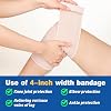 AZEN Premium 8 Pack Elastic Bandage Wrap (2x2, 2x3, 2x4, 2x6), Compression Wrap Bandage for Legs, Ankle, Knee, Tummy, Body, Latex-Free, Lymphedema Wraps for Legs
